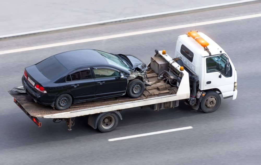 Accident vehicle recovery service