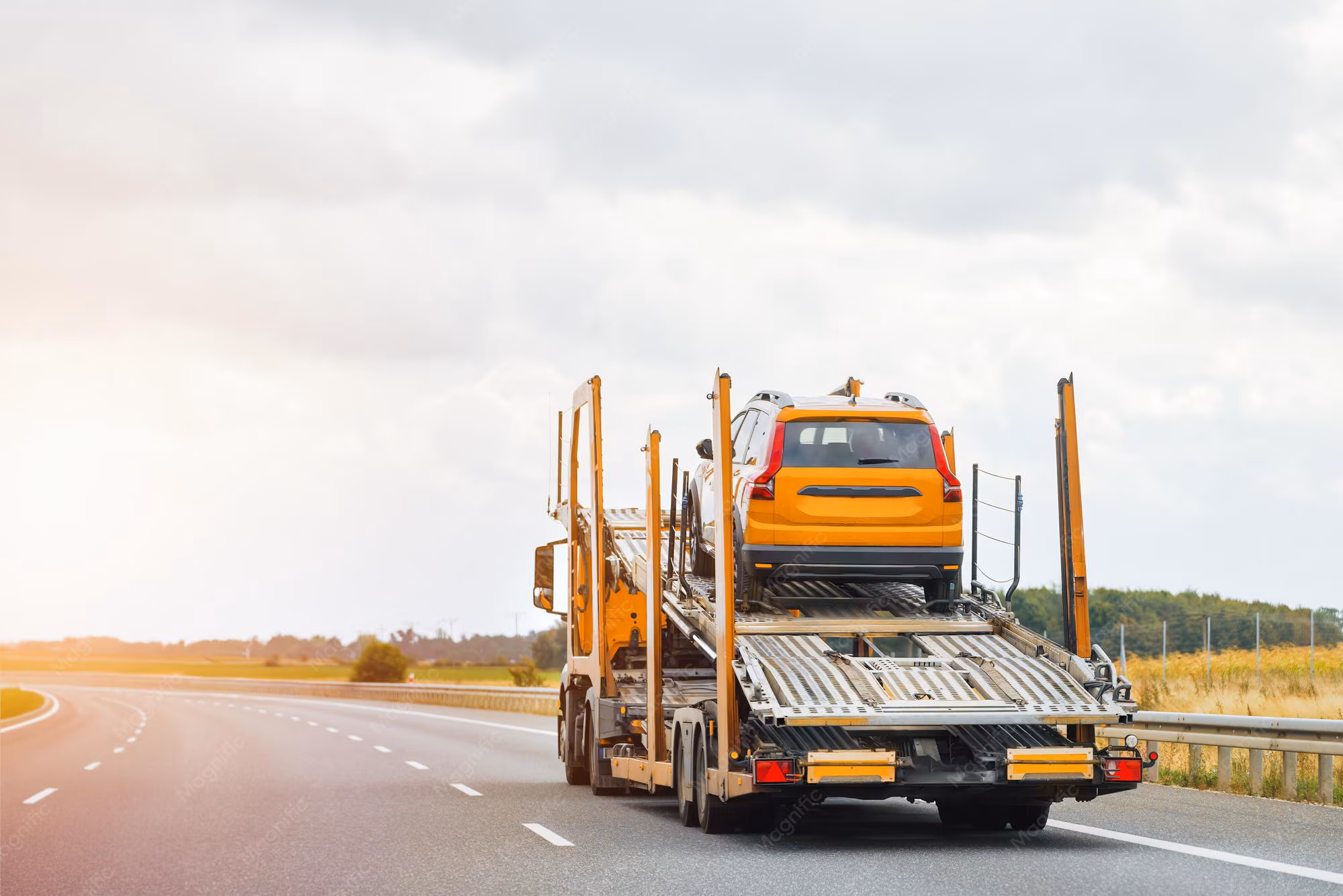 Long distance towing service